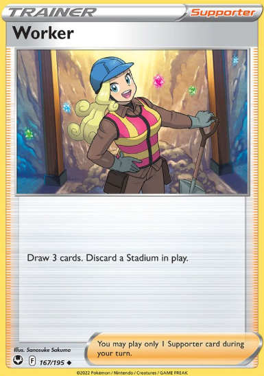 #167 Worker Silver Tempest