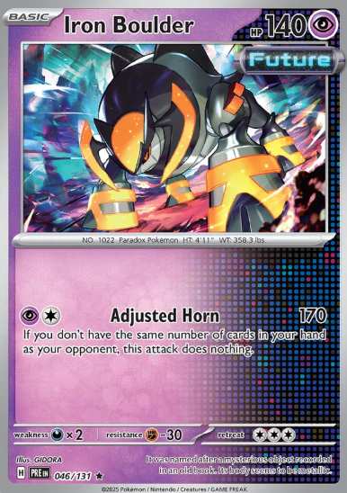 #046 Iron Boulder Prismatic Evolutions