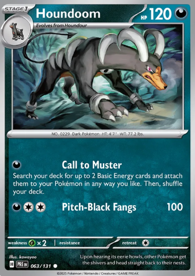 #063 Houndoom Prismatic Evolutions