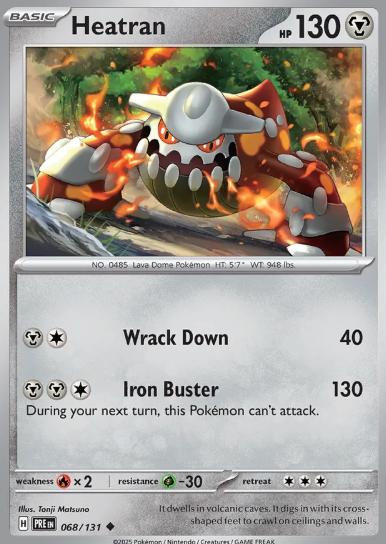 #068 Heatran Prismatic Evolutions
