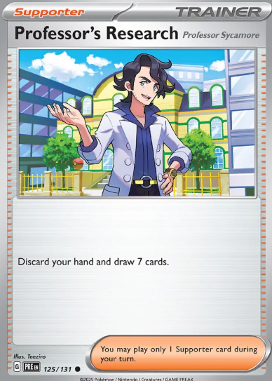 #125 Professor's Reasearch SYCAMORE Prismatic Evolutions