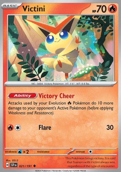 #021 Victini Surging Sparks