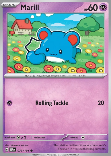 #073 Marill Surging Sparks