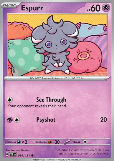 #084 Espurr Surging Sparks