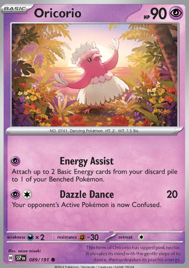 #089 Oricorio Surging Sparks