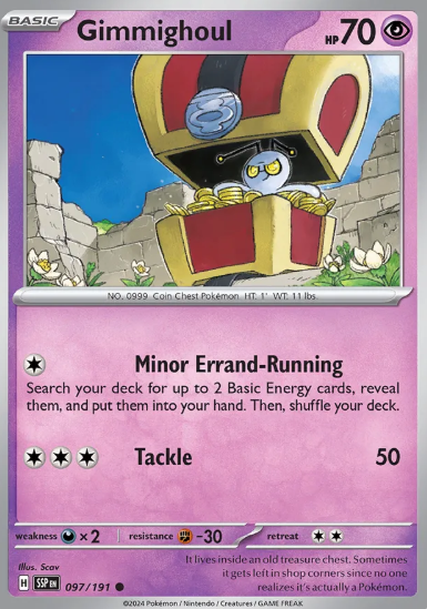 #097 Gimmighoul Surging Sparks