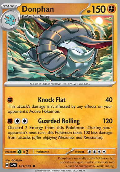 #103 Donphan Surging Sparks