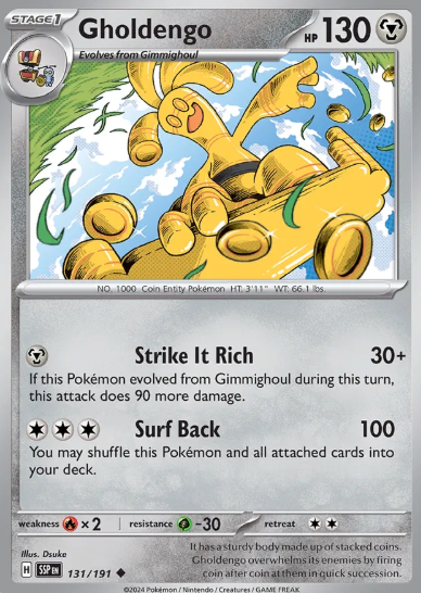 #131 Gholdengo Surging Sparks