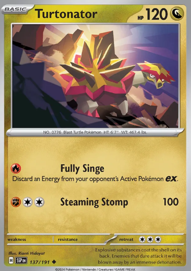 #137 Turtonator Surging Sparks