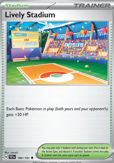#180 Lively Stadium Surging Sparks