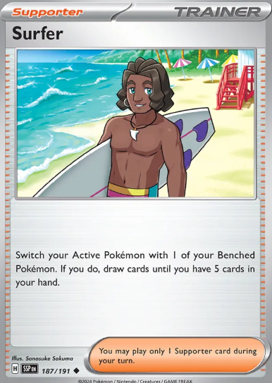 #187 Surfer Surging Sparks