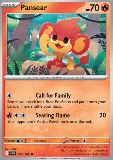 #021 Pansear  Stellar Crown