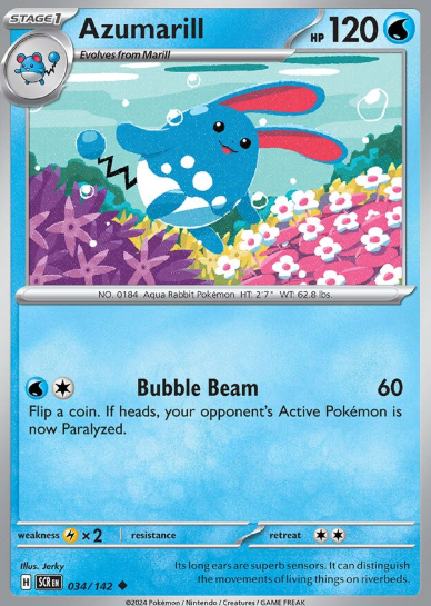 #034 AzuMarill Stellar Crown
