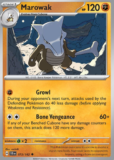 #073 Marowak Stellar Crown
