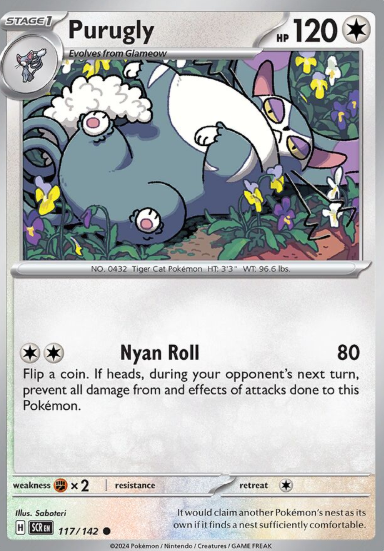 #117 Purugly   Stellar Crown