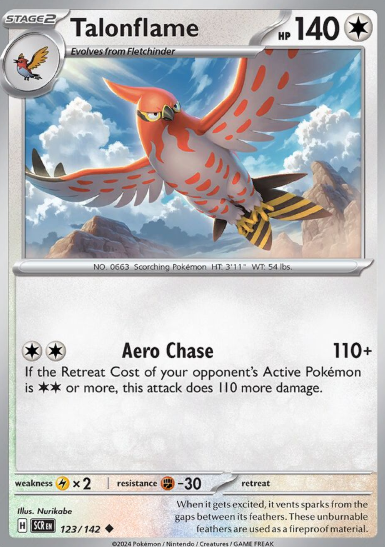 #123 Talonflame   Stellar Crown