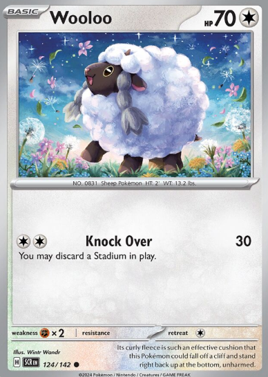 #124 Wooloo   Stellar Crown