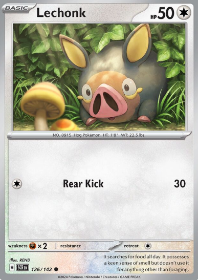 #126 Lechonk  Stellar Crown