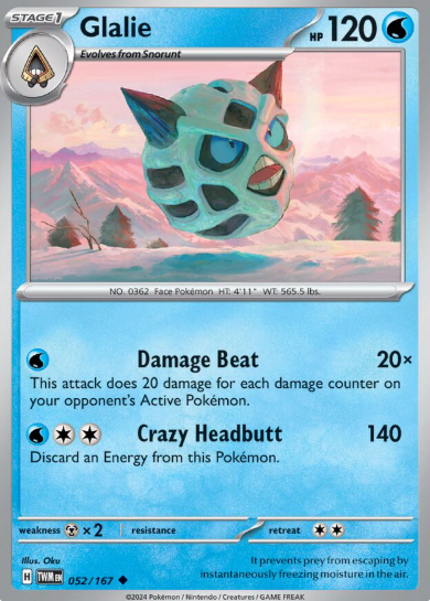 #052 Twilight Masquerade Glalie