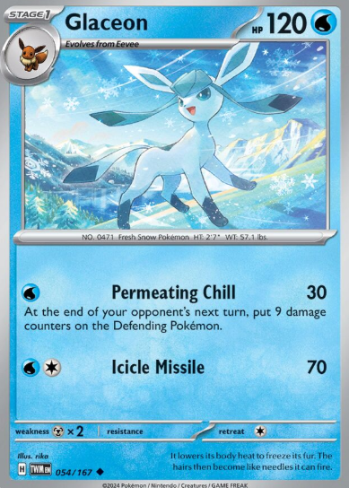 #054 Twilight Masquerade Glaceon