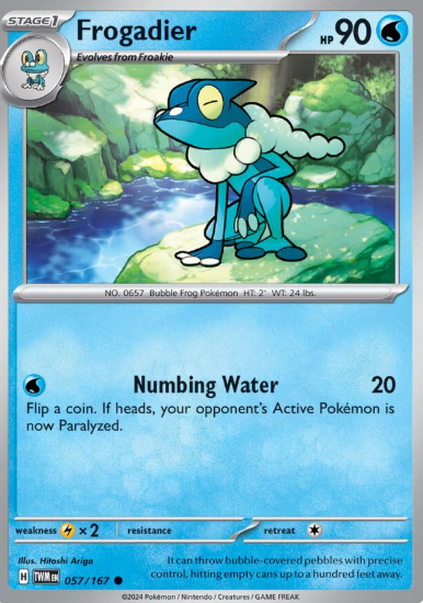 #057 Twilight Masquerade Frogadier