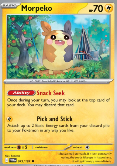 #072 Twilight Masquerade Morpeko