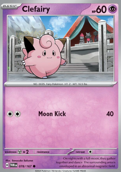 #078 Twilight Masquerade Clefairy
