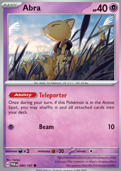 #080 Twilight Masquerade Abra