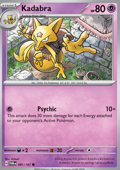 #081 Twilight Masquerade Kadabra
