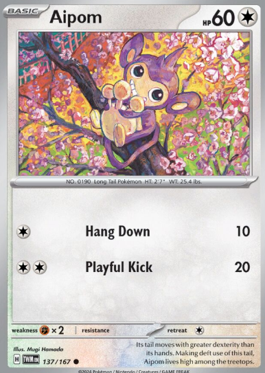 #137 Twilight Masquerade Aipom