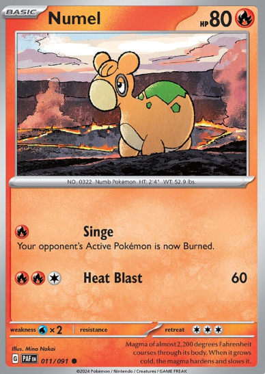 #011 Paldean Fates  Numel