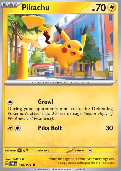 #018 Paldean Fates Pikachu