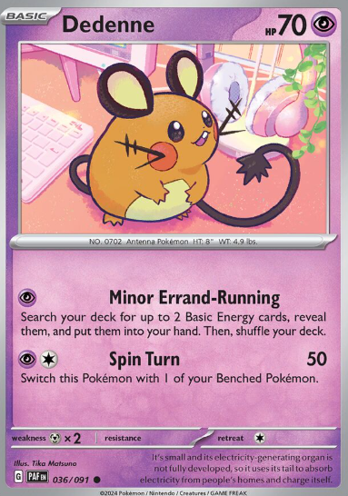#036 Paldean Fates Dedenne