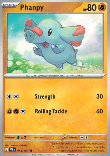 #048 Paldean Fates Phanpy