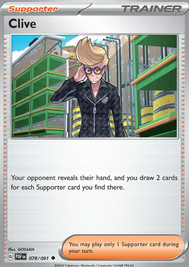 #078 Paldean Fates Clive