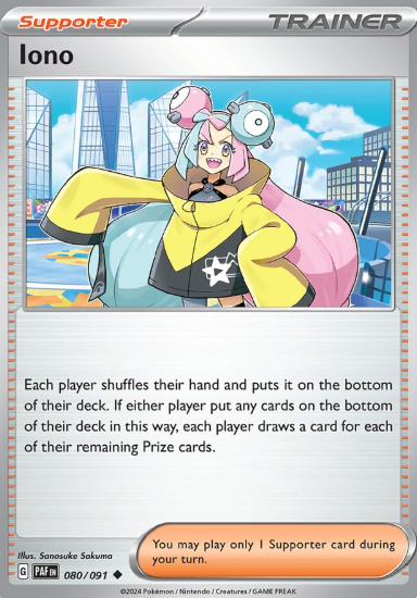 #080 Paldean Fates Iono