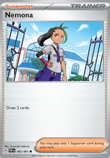 #082 Paldean Fates Nemona