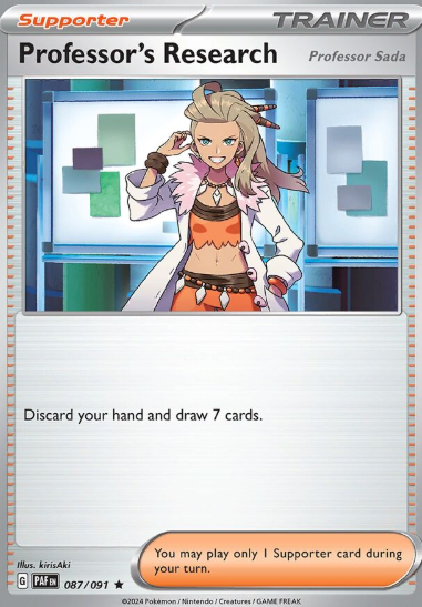 #087 Paldean Fates Professor's Research