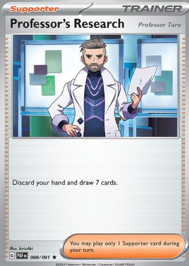 #088 Paldean Fates Professor's Research