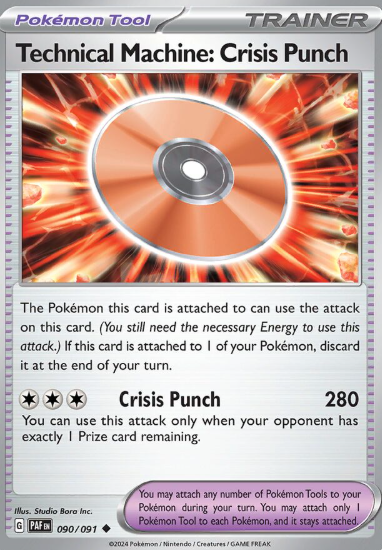#090 Paldean Fates Technical Machine : Crisis Punch