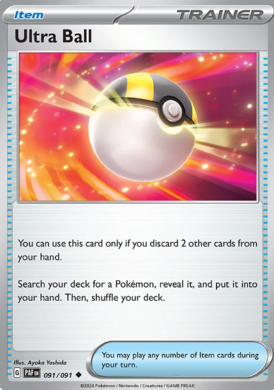 #091 Paldean Fates Ultra Ball