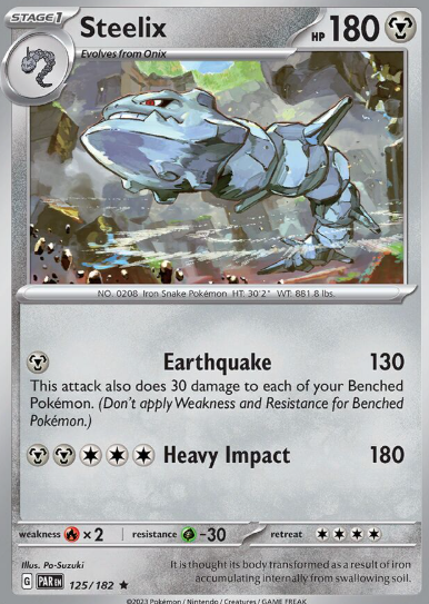 #125 Steelix Paradox Rift