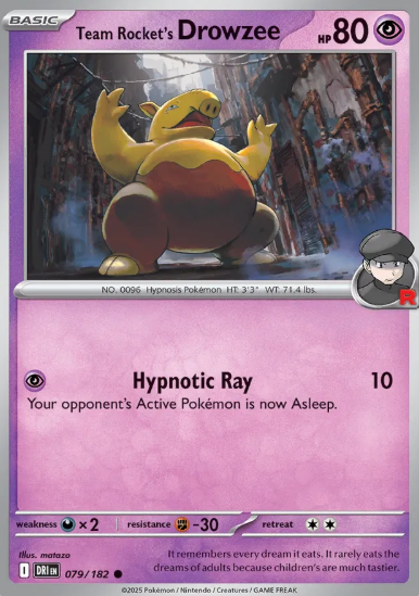 #079 Team Rocket's Drowzee Destined Rivals