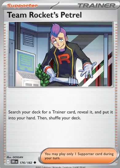 #176 Team Rocket's Petrel Destined Rival
