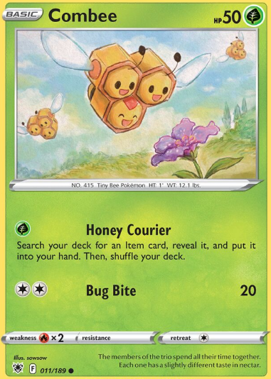 #011 Combee Sword & Shield  Astral Radiance