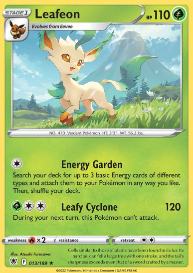 #013 Leafeon Sword & Shield  Astral Radiance