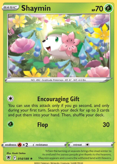 #014 Shaymin Sword & Shield  Astral Radiance