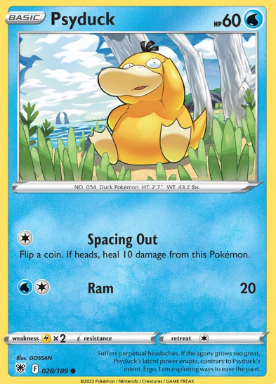 #028 Psyduck Sword & Shield  Astral Radiance