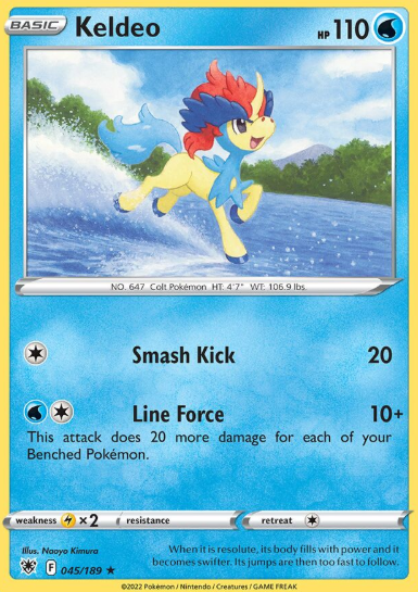#045 Keldeo Sword & Shield  Astral Radiance