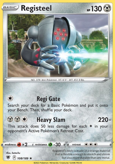 #108 Registeel Sword & Shield  Astral Radiance